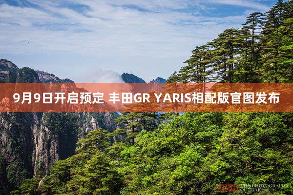 9月9日开启预定 丰田GR YARIS相配版官图发布