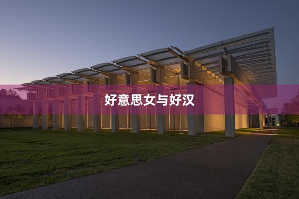 好意思女与好汉