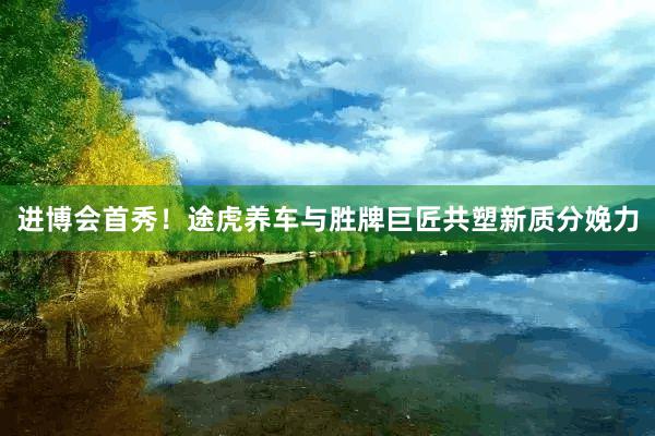 进博会首秀！途虎养车与胜牌巨匠共塑新质分娩力